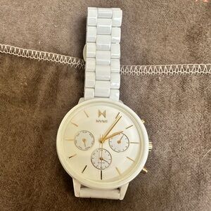 MVMT Women’s Watch in White and Gold
